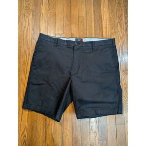 Levis Dockers Mens Supreme Flex Ultimate Shorts Black Flat Front Sz 44 Stretch
